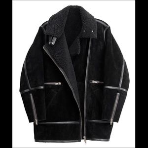 H&M Studio Oversized Suede Jacket